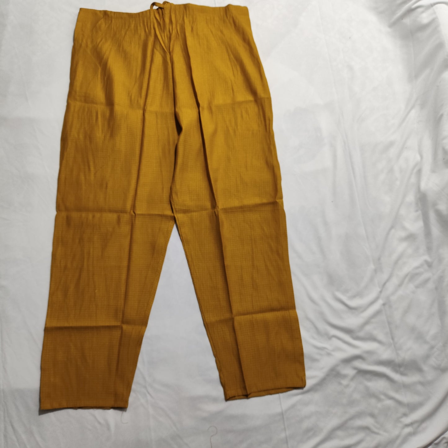 Mustard Yellow Viscose Kurti with black Embroidered Neckline, pocket available